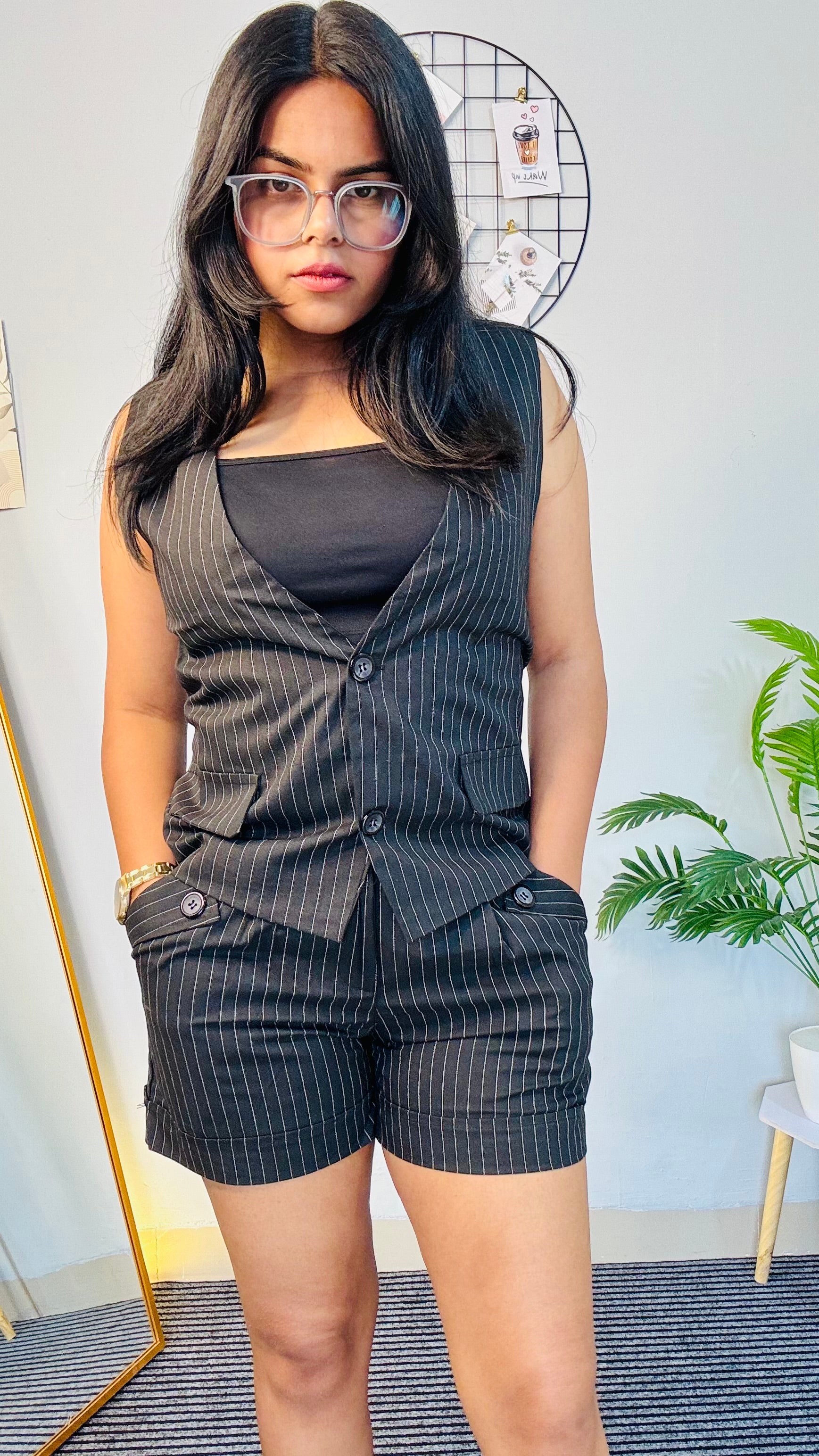 Formal Short Stylish Luxury Cord Set