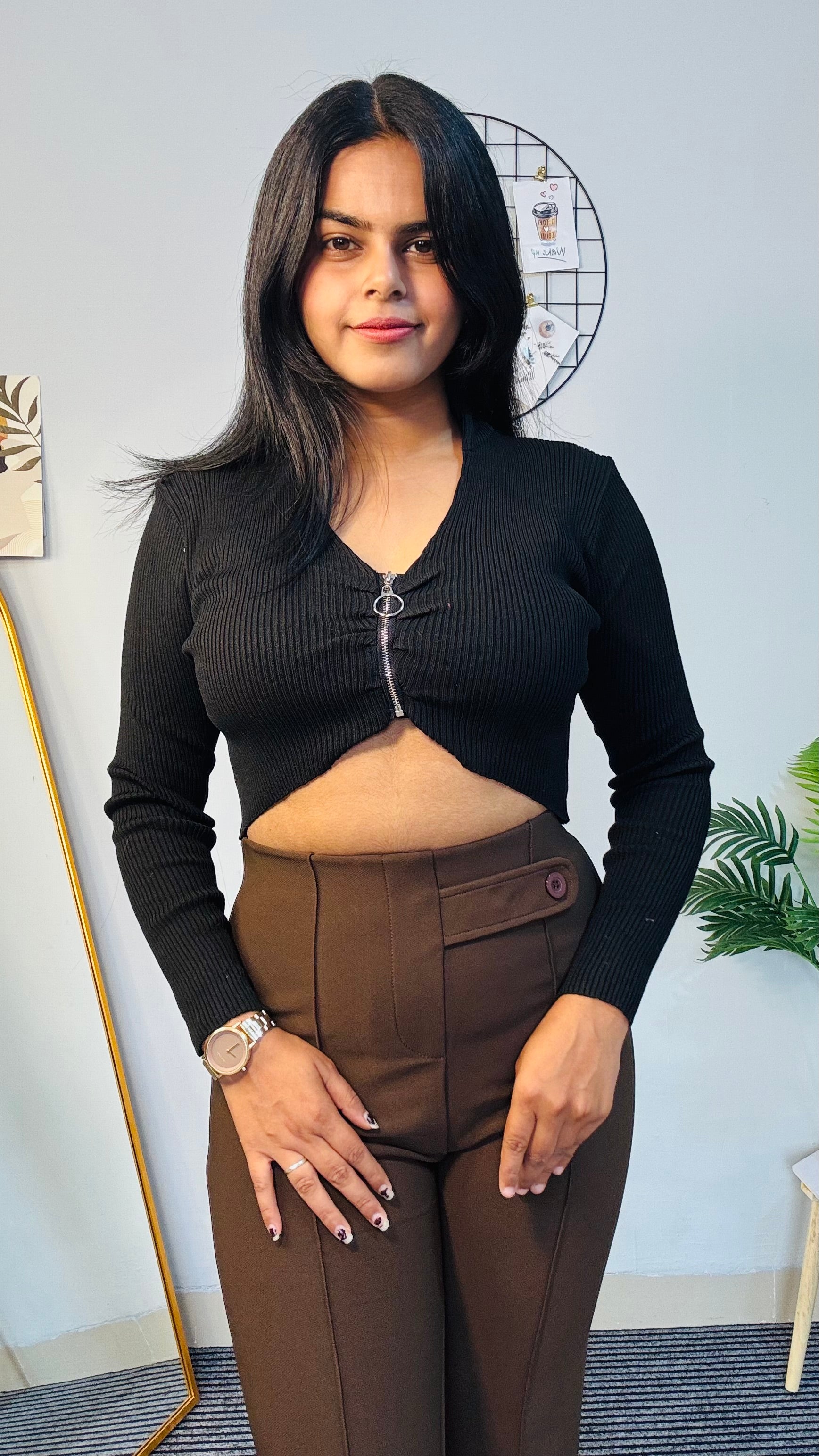 Black Zipper Ripped Lux Style