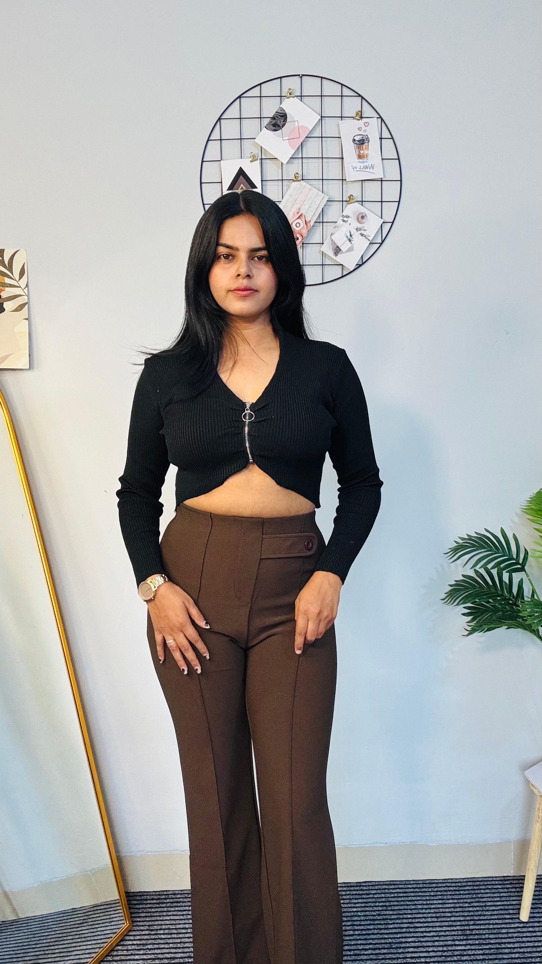 Black Zipper Ripped Lux Style