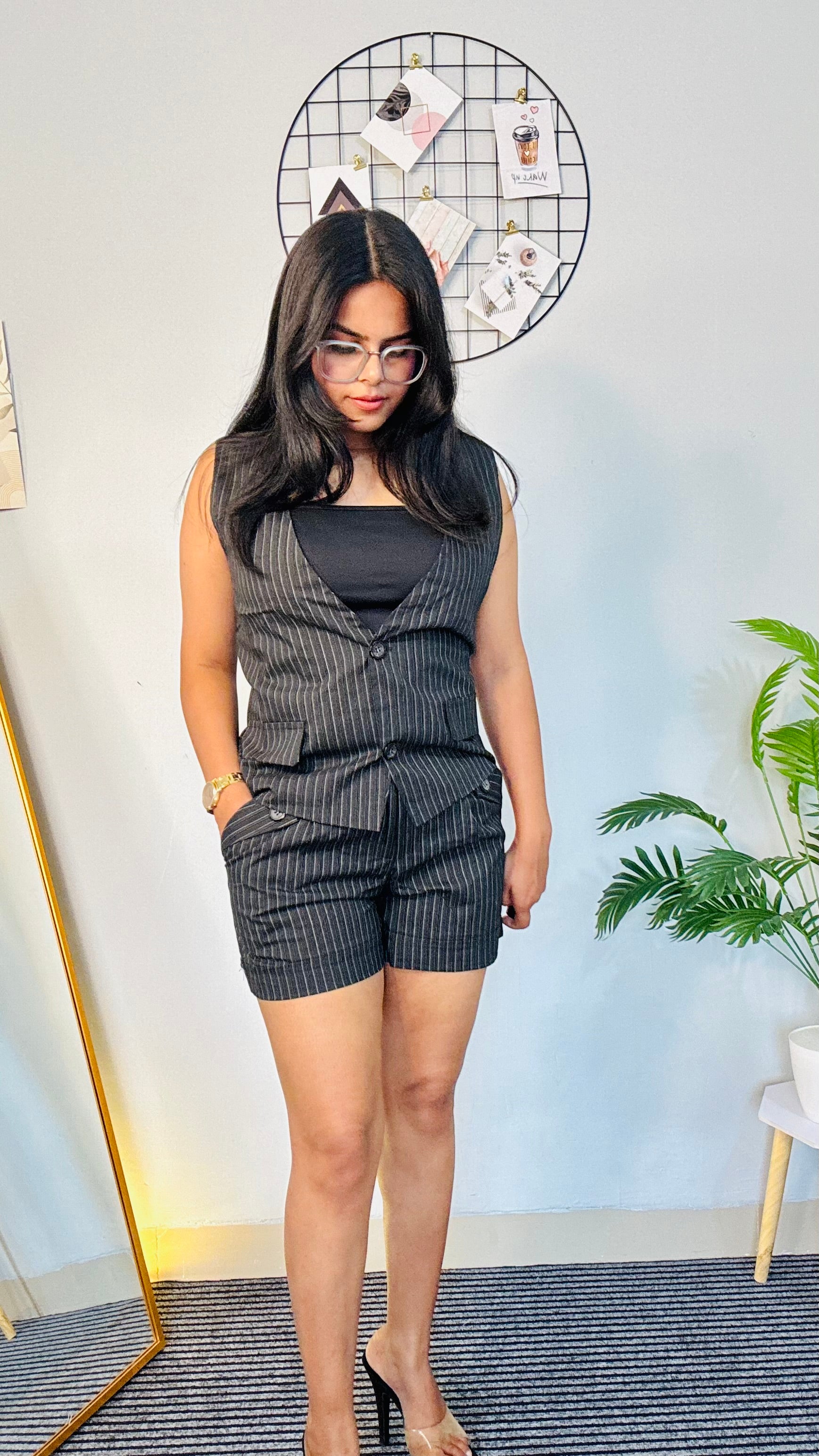 Formal Short Stylish Luxury Cord Set