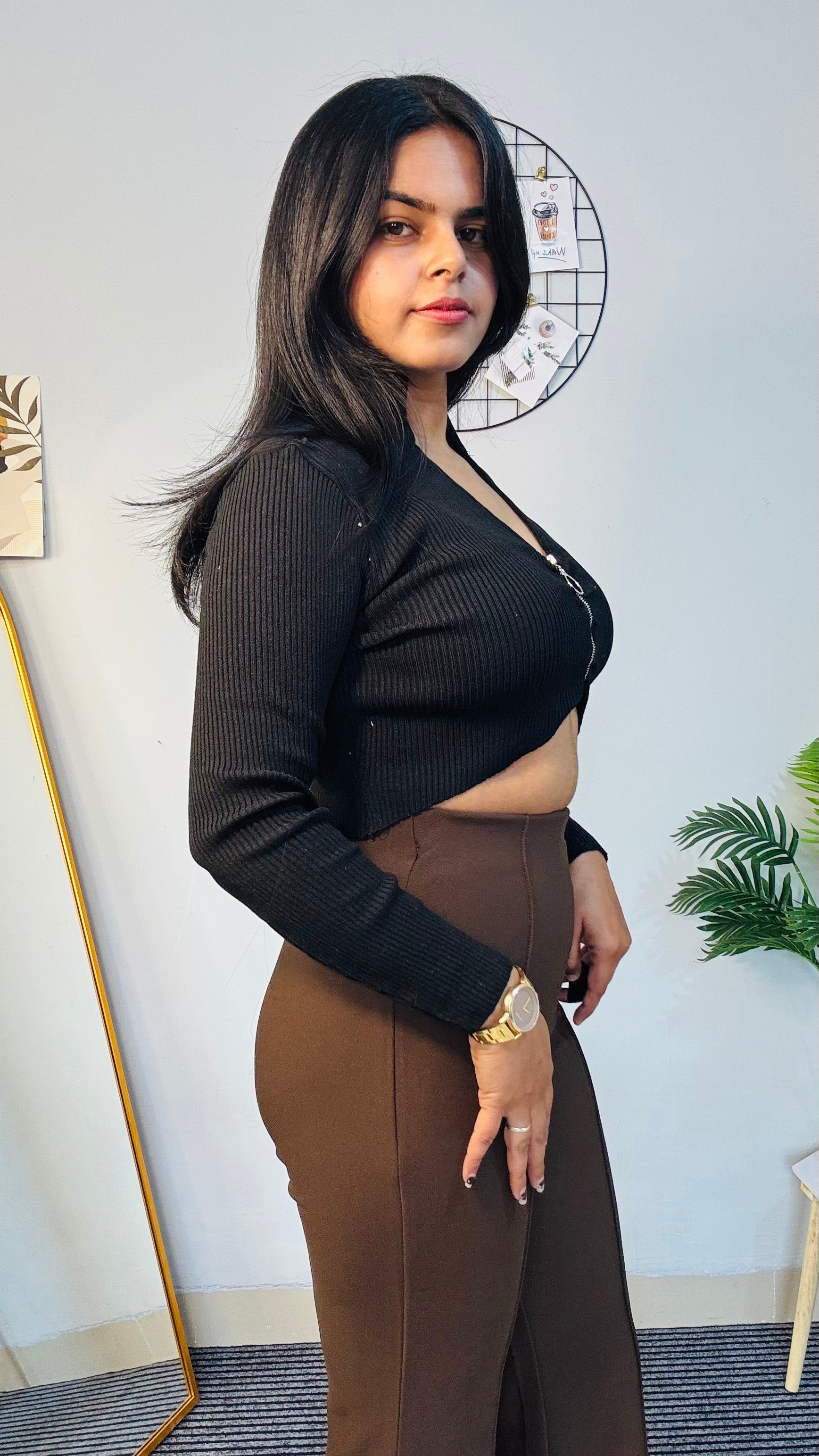 Black Zipper Ripped Lux Style