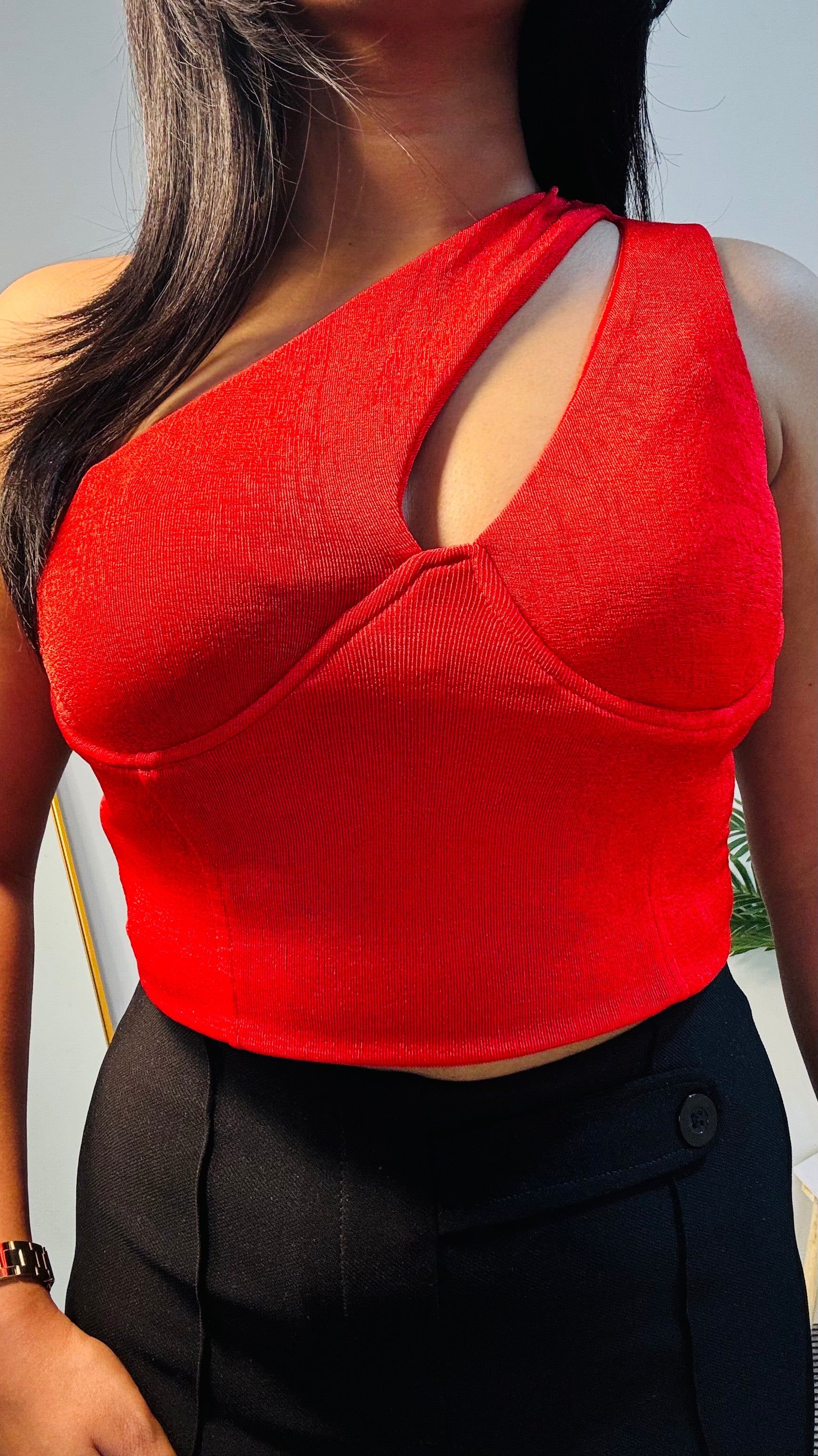 RED SHEFIE LUXURY TOP