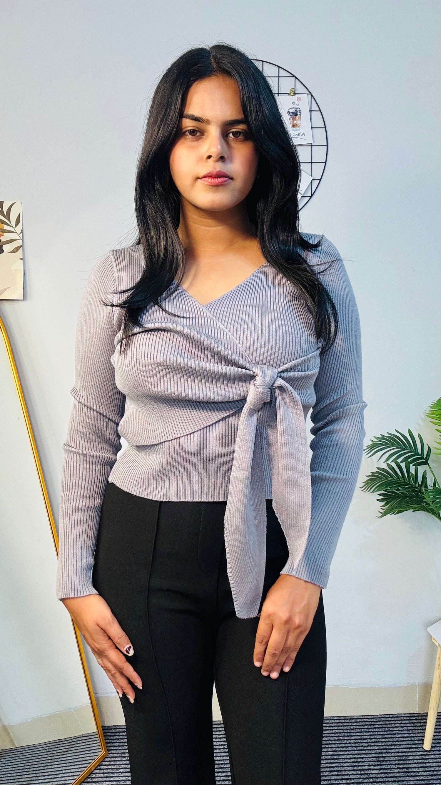 Grey SHEIFE LUX STYLE TOP