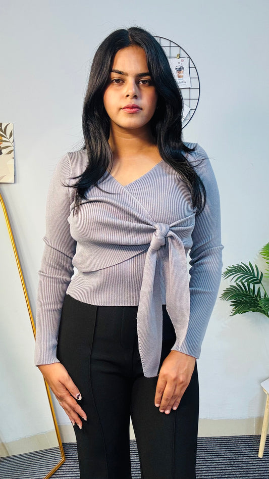 Grey SHEIFE LUX STYLE TOP