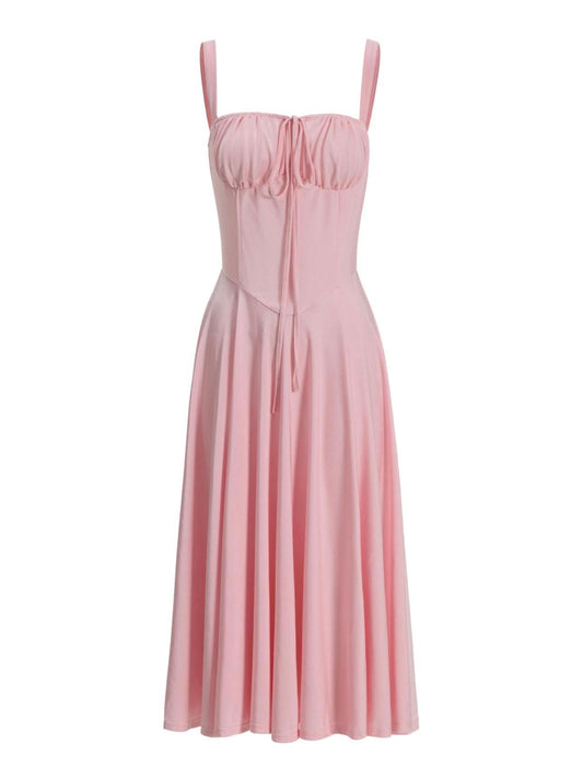 Pink Rosewater Whimsy Midi Dress