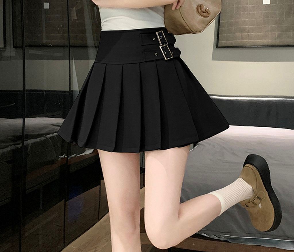 Lux Layer Skirt With Mini Belt