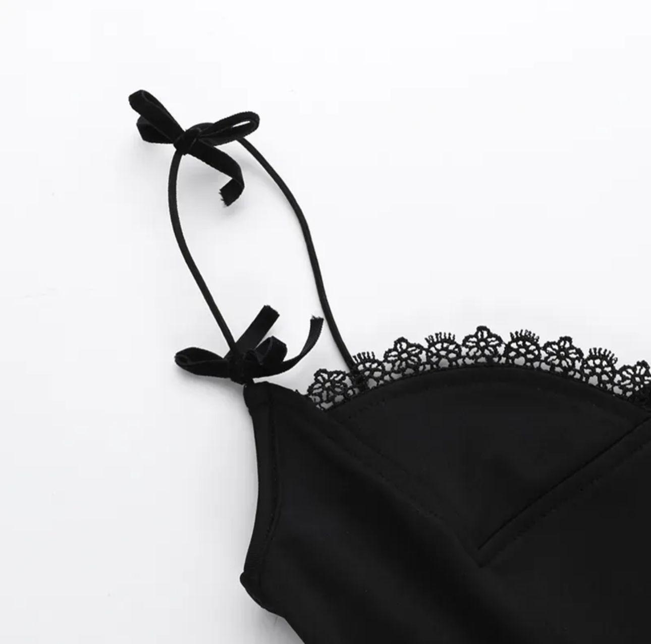 Black Midnight Muse Mini Dress