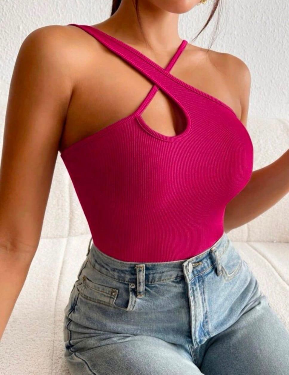 Cross Neck Top T01