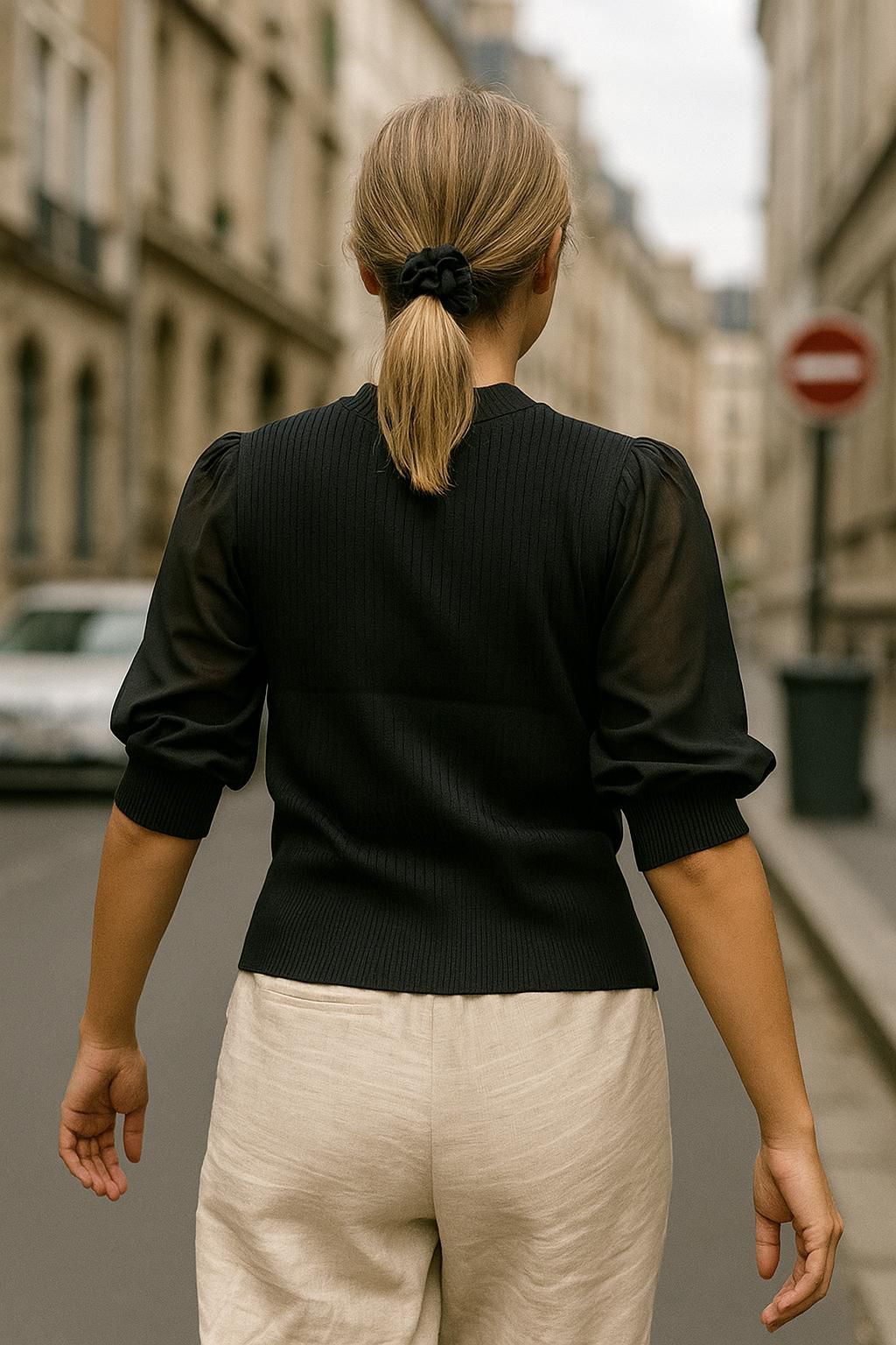 Street Style Full Selvess Top T27